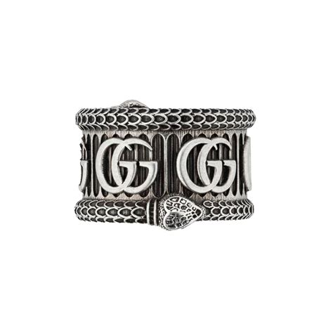 fake gucci snake ring|Gucci interlocking g ring.